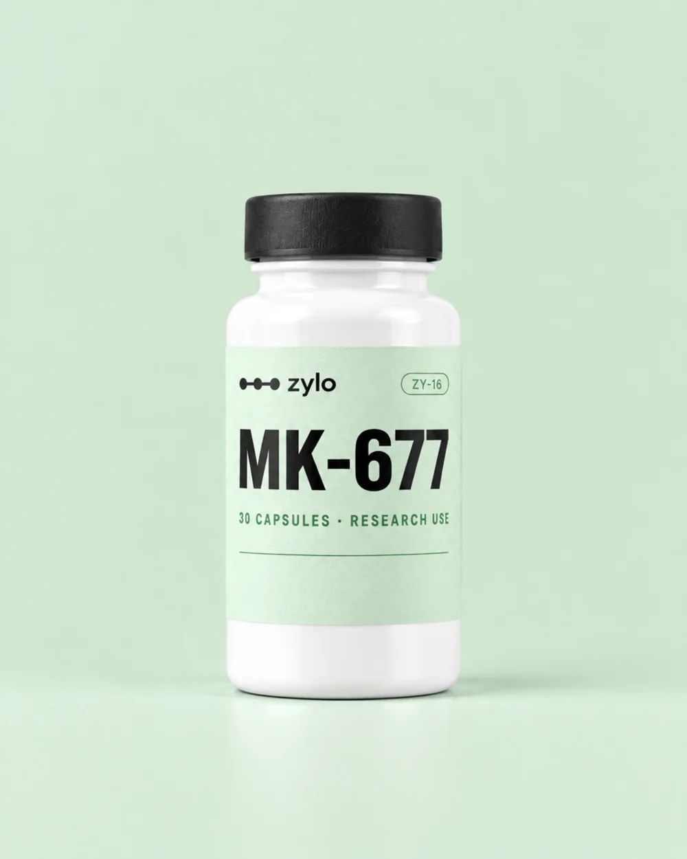 MK-677 (Ibutamoren) research bottle by zylo